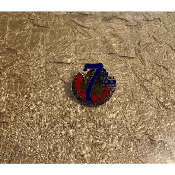 IBEW 100th Anniversary 7th District Lapel Pin - Picture 1 of 7